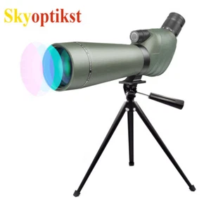 20-60x80 Spotting Scope 2 speed Target Shooting Hunting Bird Watching - Picture 1 of 5