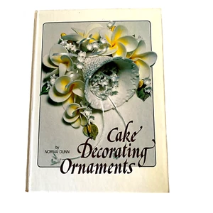Vintage Cake Decorating Ornaments By Norma Dunn Hardcover Book - Picture 1 of 19