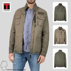 Hombres Chaqueta casual con cremallera Varios bolsillos Cuello alto - Imagen 1 de 13