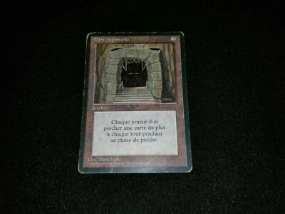 MTG 1x Revised rare artifact HP French FBB Howling Mine ships w/ tracking - Image 1 of 2