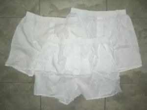 Vintage Hanes John Weitz Nos NEU weiße Boxershorts Unterwäsche groß 38-40 USA - Bild 1 von 37