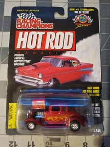VINTAGE RACING CHAMPIONS HOT ROD MAG - 1932 FORD COUPÉ - ROT - 08124 - AUSGABE 17 - Bild 1 von 5