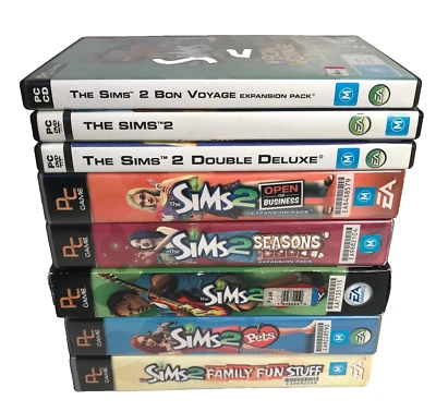 The Sims 2 PC Game Bundle x 8 Games Lot - Image 1 of 4