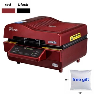 3D Vacuum Sublimation Heat Press Printer Machine + 10Pcs 16" White Pillowcase - Picture 1 of 11