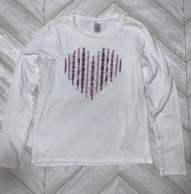 Girls Gymboree Long Sleeve Top Size 10/12 And Leggings Size 7/8 2 Pc Outfit - Image 1 of 4