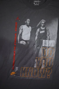 Vintage Nike Air Jordan XL Standard Fit AJ3 SPIKE LEE "DO YOU KNOW" T-SHIRT GREY - Bild 1 von 3