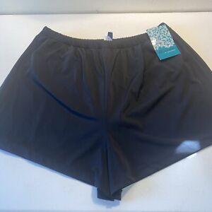 Maxine Of Hollywood Women's Size 16W Swimsuit Bottoms Shorts Black NWT