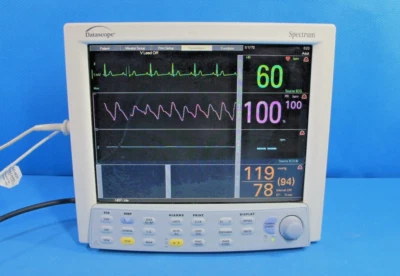 Monitor de paciente de espectro de datos con NIBP, ECG, Masimo SpO2 y temperatura Foto 1 de 4