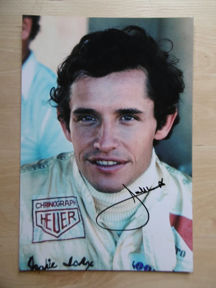 Jacky Ickx signed 8x12 inch photo autograph - Image 1 of 1