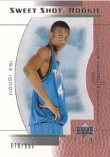 2003-04 Upper Deck Sweet Shot Rookie Ndudi Ebi Timberwolves #676/999