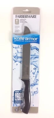 Farberware Acero Japonés 8" Pulgadas Cuchillo para Pan Armadura Cortador Cubiertos de Cocina NUEVO Foto 1 de 3