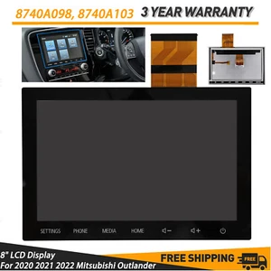 Pantalla táctil LCD de 8" para radio de coche Mitsubishi Outlander 2020-2022 8740A098 - Imagen 1 de 8