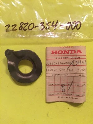 Placa de leva de embrague genuina Honda NOS 22820-354-000 CB200 CL200 Foto 1 de 3