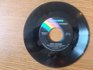 1978 EXC+merle HAGGARD A Great Afternoon / Love Me When You Can MCA-40936 45 - Picture 1 of 2
