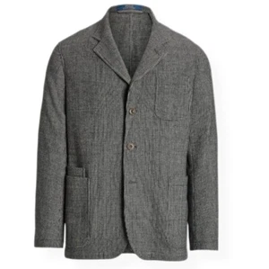 Polo Ralph Lauren Tweed Sports Coat Grey Size XXL BNWOT RRP$829 - Picture 1 of 10