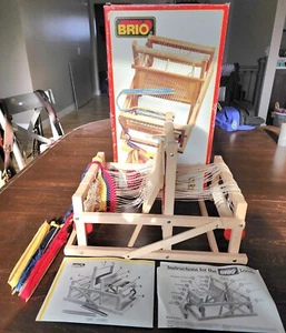 Brio Loom Miniature Tabletop Weaving Loom 31380 Boxed with Instructions - Picture 1 of 6