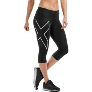NWOT 2XU Women's Capri leggings black white S - READ LISTING. - Picture 1 of 7