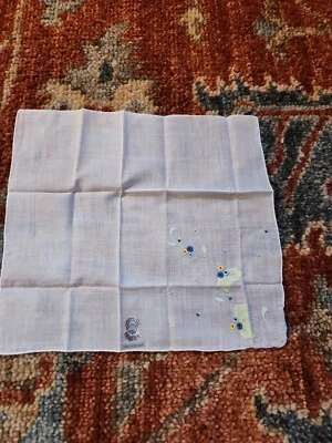 Pañuelo De Colección Pañuelos Desco Bordado Flor 12x12 Foto 1 de 3