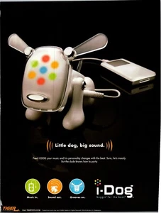 2005 • Pubblicità stampa i-Dog • Vintage Y2K Tiger Electronics ADV-50 - Foto 1 di 2