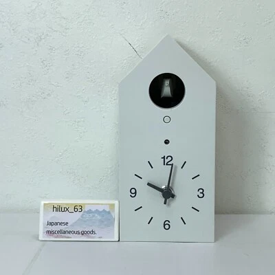 MUJI Cuckoo clock White MJ-CCWS1 Width 95 × depth 108 × height 204mm AA battery - Image 1 of 4