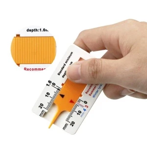 Einfaches und effektives Reifenprofil Messger?t Kunststoff 0 20MM H?henmesser - Bild 1 von 10
