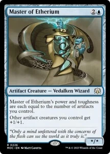 MASTER OF ETHERIUM x4 mtg NM-M Commander March of The Machine 4 Rare - Picture 1 of 1