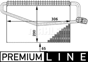 Mahle Premium Line Evaporator OEM Quality [AE55000P] US