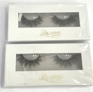 Lilly Pestañas Ghalichi Glam Luxe Pestañas Raras Impermeables LOTE 2 - Imagen 1 de 7