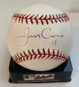 JEFF CONINE FLORIDA MARLINS SIGNED AUTOGRAPHED AUTO M.L. BASEBALL W/COA W/CUBE - Picture 1 of 3