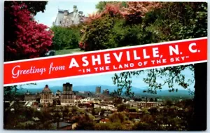 Postkarte - "Im Land des Himmels" - Grüße aus Asheville, North Carolina - Bild 1 von 2