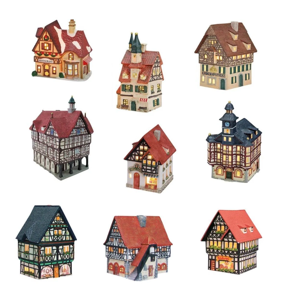 Lighthouse G.Wurm Porcelain Romantic Streets Various Models - Image 1 of 1