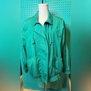 Fleet Street Teal Jacket. Size 10. Great Vintage Condition. - Picture 1 of 11