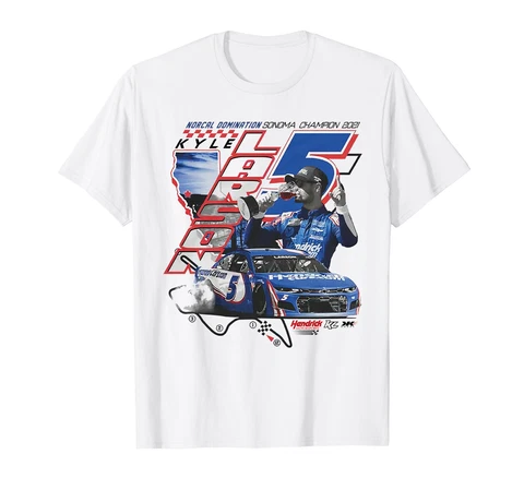 HOT SALE__ Kyle Larson_s _5 Sonoma Win T-Shirt Cover
