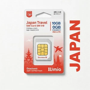 Japan 30 Day 10GB Data SIM - Docomo IIJmio - Best Value - Picture 1 of 2