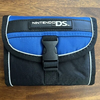 Nintendo DS Case Switch n Carry Travel Carrying Bag Blue Handheld Case - Image 1 of 3