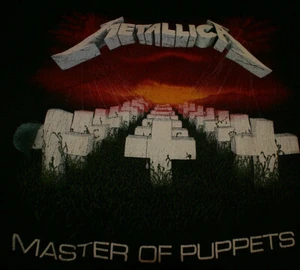 Metallica Vtg Vintage 1987 Offical Master Of Puppets European Sweat Shirt Rare - Picture 1 of 6