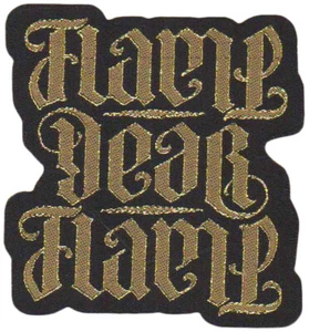 Flame Dear Flame - Logo Cut Out Patch Not Specification #143468 - Picture 1 of 1