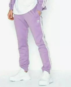 NEW MEN'S ADIDAS ORIGINALS SUPERSTAR CUFFED TRACK PANTS ~ LARGE ~ DV1535 PURPLE - Picture 1 of 8