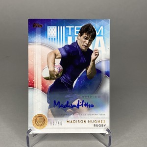 2016 Topps U.S. Olympic Team Madison Hughes Autographs Bronze 18  /50