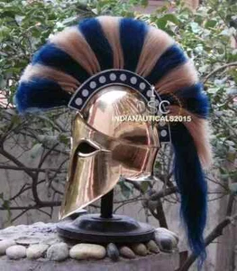 Casco Corintio Griego Medieval - Casco Armadura Espartana Caballero Romano - Usable - Imagen 1 de 4