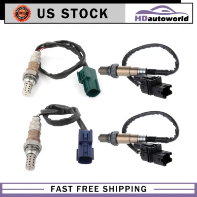 Sensor de oxígeno O2 02 4 piezas delantero + trasero para Nissan Frontier 2005-2006 relación A/F 4,0 L Foto 1 de 4