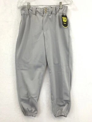 Pantalones capri Wilson Fastpitch/gris softbol pierna elástica recortados/para mujer talla M Foto 1 de 4