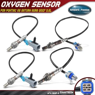 Sensor de oxígeno O2 aguas arriba y aguas abajo 4 piezas para Pontiac G6 Saturn Aura 2007 3,6 L Foto 1 de 4