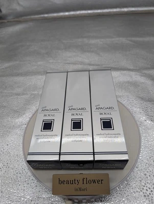 Sangi APAGARD ROYAL Nanotechnology Whitening Toothpaste 135g Japan set of 3 NEW - Image 1 of 4