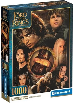 NUEVO Rompecabezas Clementoni 1000 Piezas Alta Calidad El Señor de los Anillos Foto 1 de 2