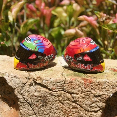 New Miniature motorcycle helmet 1:12 scale handmade collectible price for 1 pc - Image 1 of 2