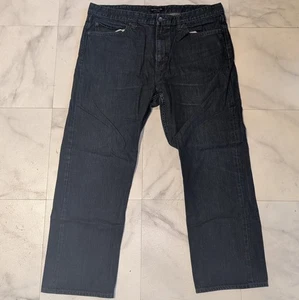 Banana Republic Herren Größe 38 x 30 * blau schmal gerades Bein Stretch Jeans dunkle Waschung - Bild 1 von 10