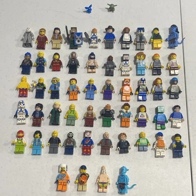 LEGO Minifigure Lot of 56 Miscellaneous Figures - Image 1 of 4