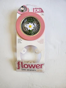 JOIE Bloom Kitchen Sink Strainer Basket PINK DAISY Fits All Standard - Picture 1 of 4