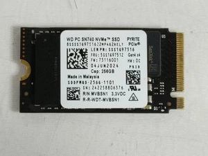 Western Digital SN740 SDDPMQD-256G 256 GB PCI Express 42mm Solid State Drive - Picture 1 of 6